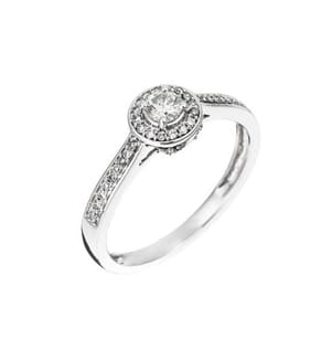 Bague Brillant Somptueux - Or Blanc
