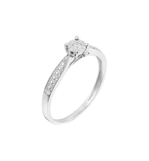 Solitaire Solitaire Merveille - Or Blanc