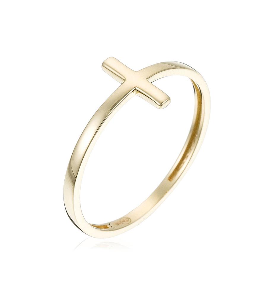 Ring Kreuz 375/1000 - Gelbgold
