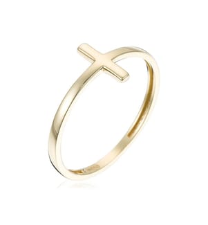 Bague Croix 375/1000 - Or Jaune 