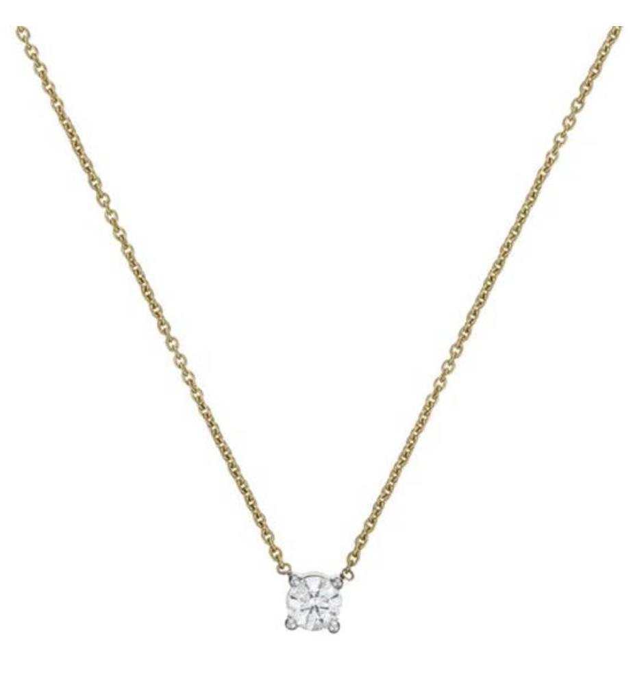 Brillant d'amour Halskette - Gelbgold