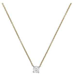 Brillant d'amour Halskette - Gelbgold