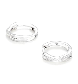 Boucles d'Oreilless Leif - Or Blanc