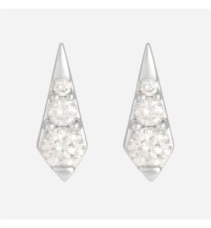 Boucles d'Oreilles Yumi - Or Blanc