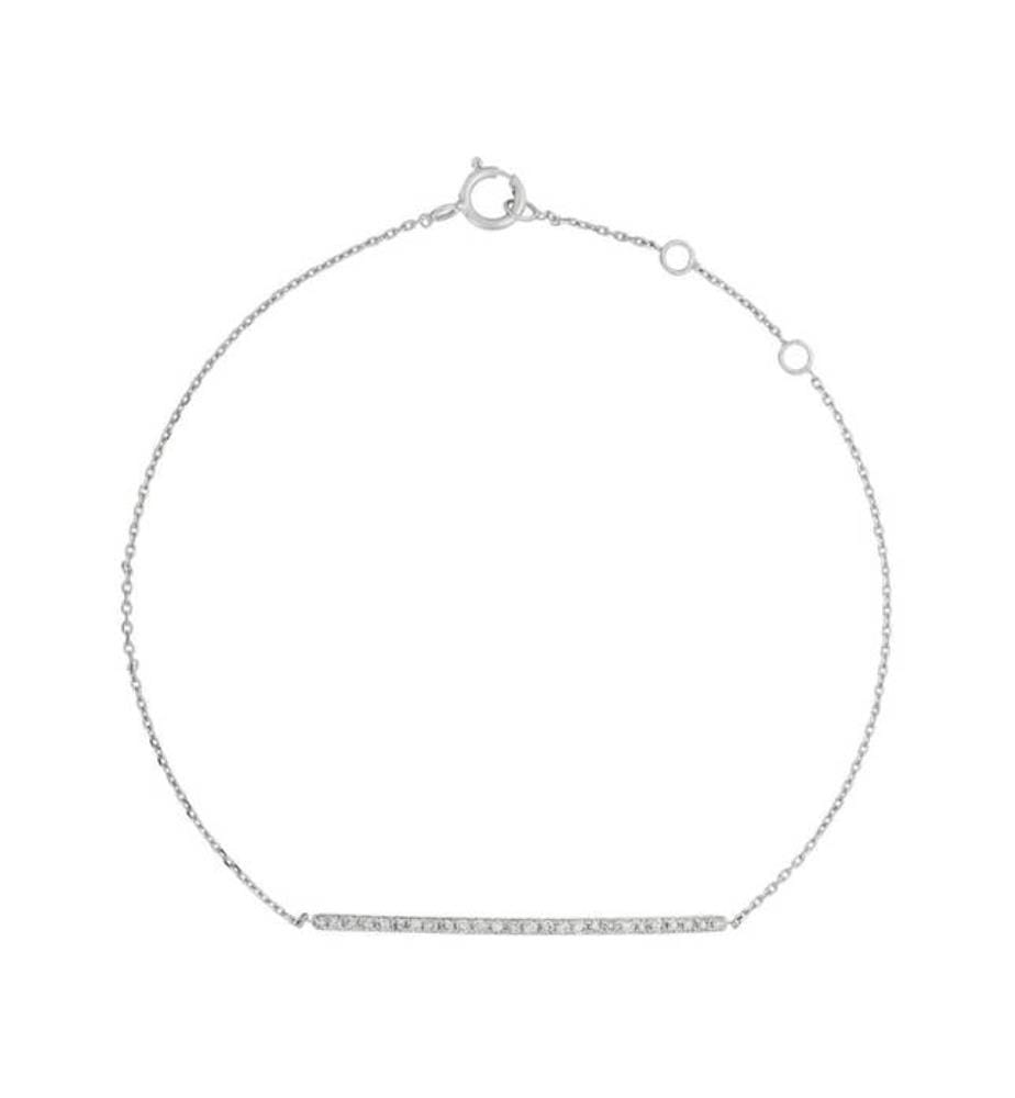 Bracelet Ruissellement - Or Blanc 375/1000