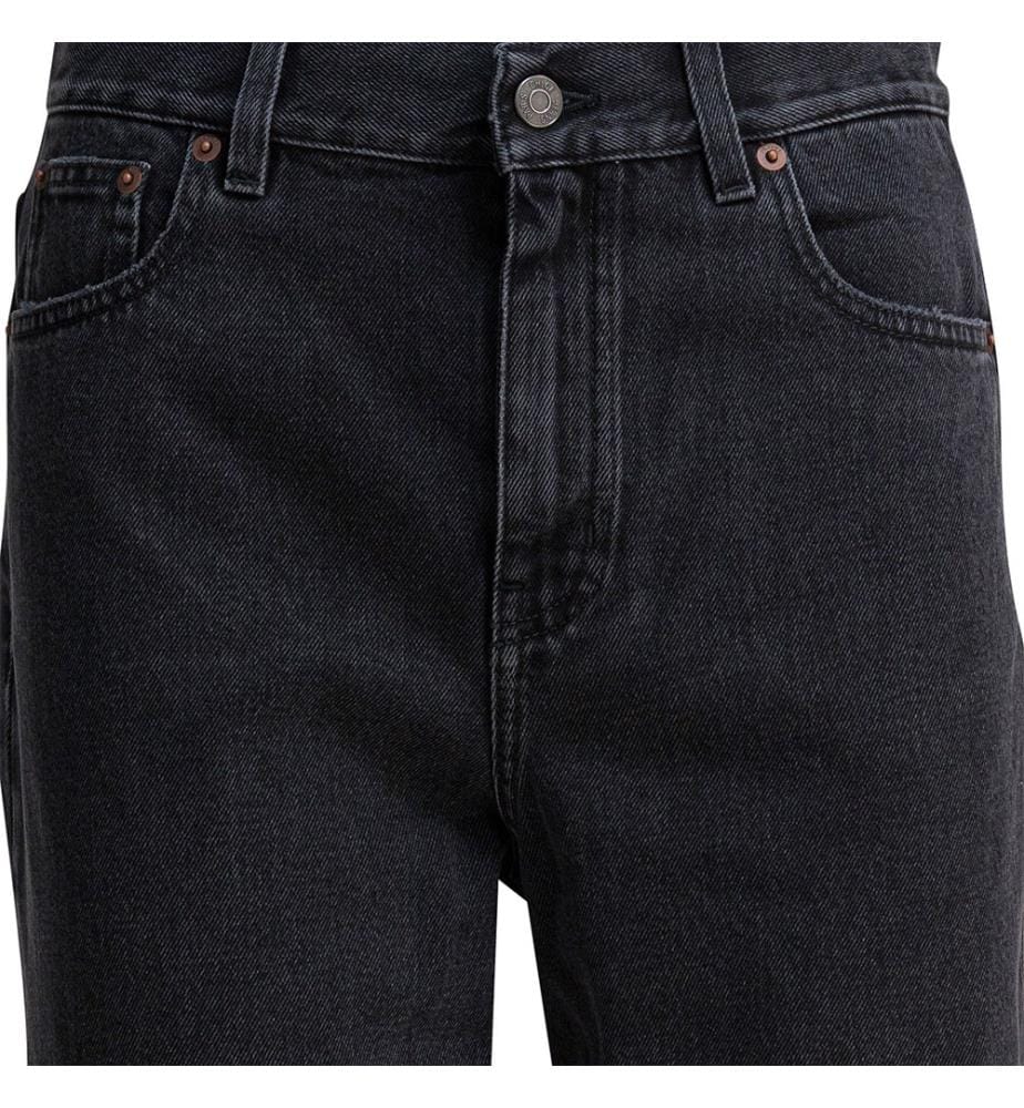 High-Waisted Jeans - Black