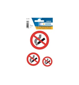 HERMA - Stickers Text-Etiketten Rauchen verboten