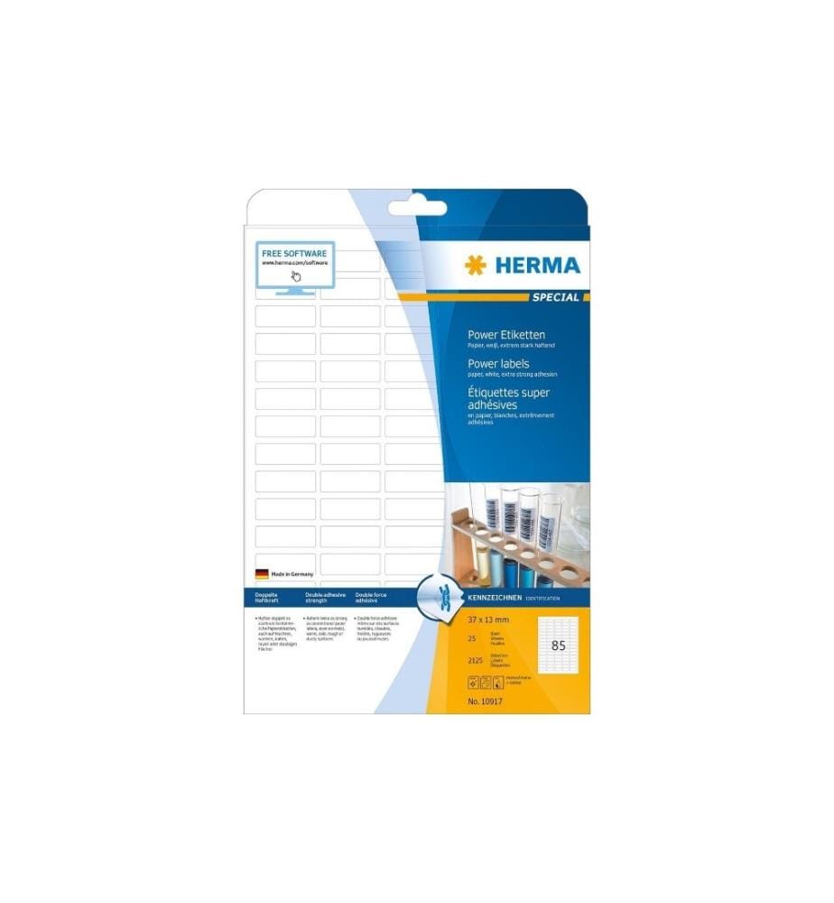 HERMA - Universal-Etiketten Power 10917 37 x 13 mm
