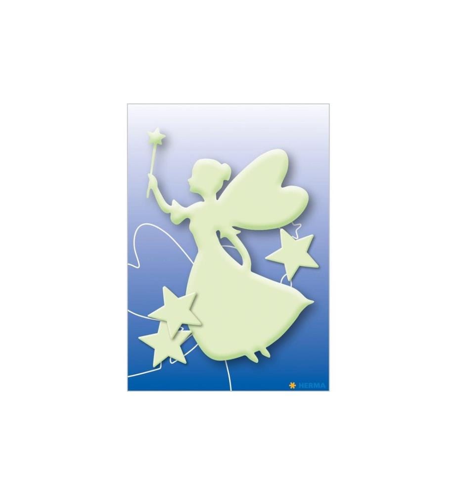 HERMA - Stickers Motivsticker Sternenfee, Nachtleuchtend