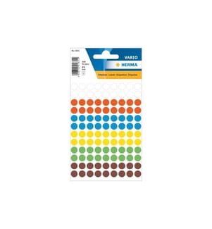 HERMA - Stickers Klebepunkte Vario Ø 8 mm, 540 Etiketten