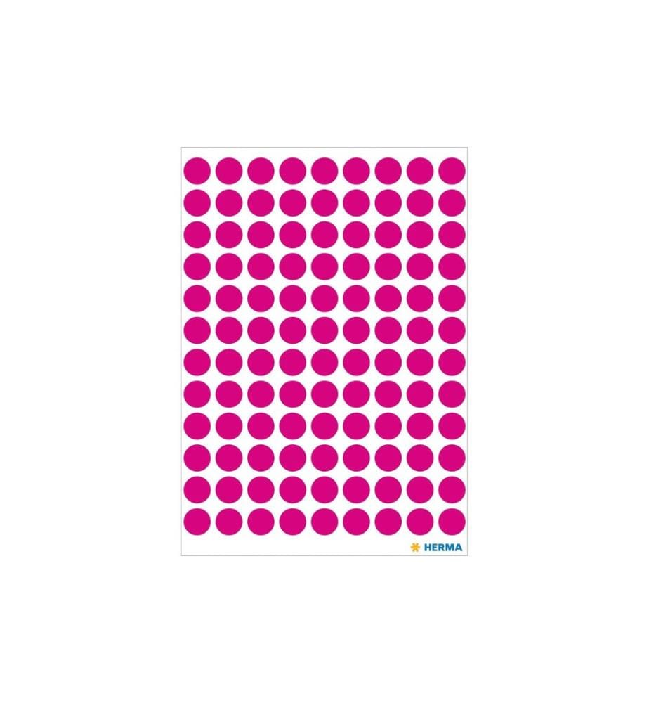HERMA - Stickers Klebepunkte Vario Ø 8 mm, Pink
