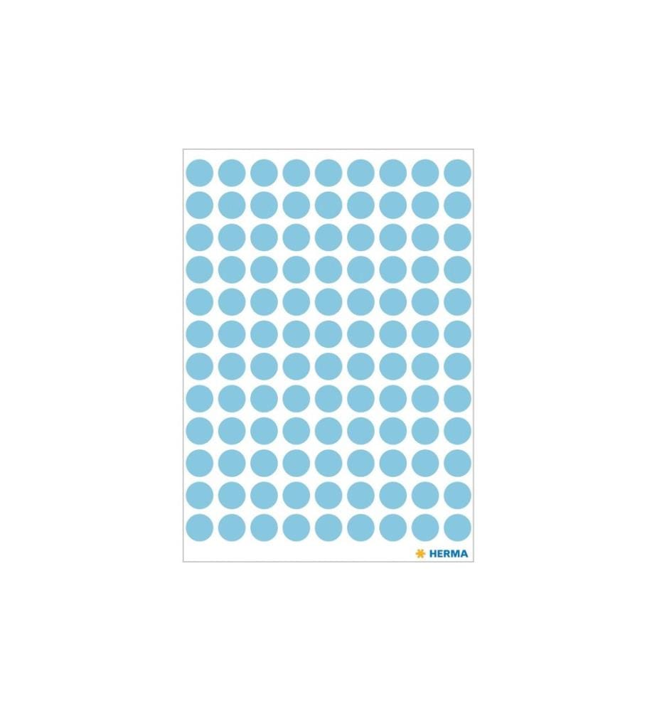 HERMA - Stickers Klebepunkte Vario Ø 8 mm, Blau