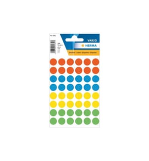 HERMA - Stickers Klebepunkte Vario Ø 13 mm, Mehrfarbig