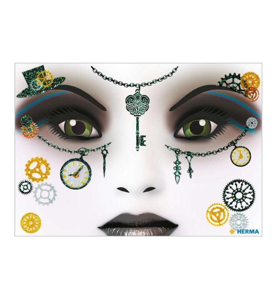 HERMA - Stickers Tatouages Face Art Amelia, 1 Pièce/s