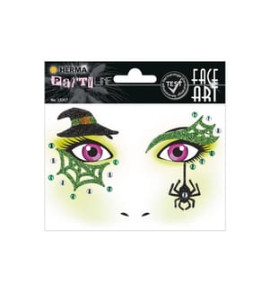 HERMA - Stickers Tatouages Face Art sorcière, 1 Pièce/s