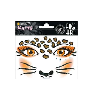 HERMA - Stickers Tatouages Face Art Leopard, 1 Pièce/s