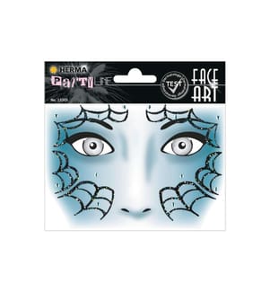 HERMA - Stickers Tatouages Face Art Spider, 1 Pièce/s