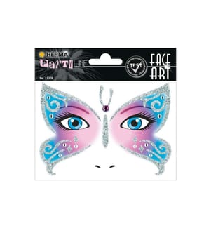 HERMA - Stickers Tatouages Face Art Butterfly, 1 Pièce/s