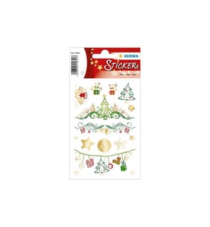 HERMA - Stickers Autocollants de Noël Rêves de Noël 1 feuille à 15 autocollants
