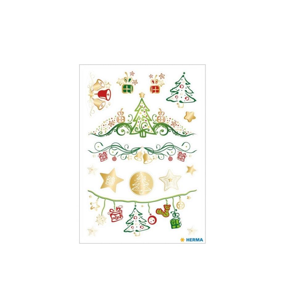 HERMA - Stickers Autocollants de Noël Rêves de Noël 1 feuille à 15 autocollants