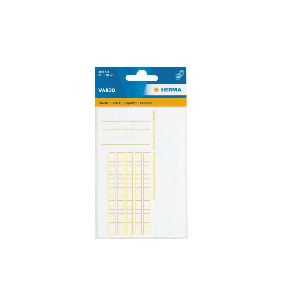 HERMA - Stickers Adressetiketten für Pakete 118 x 80 mm, 20 Blatt