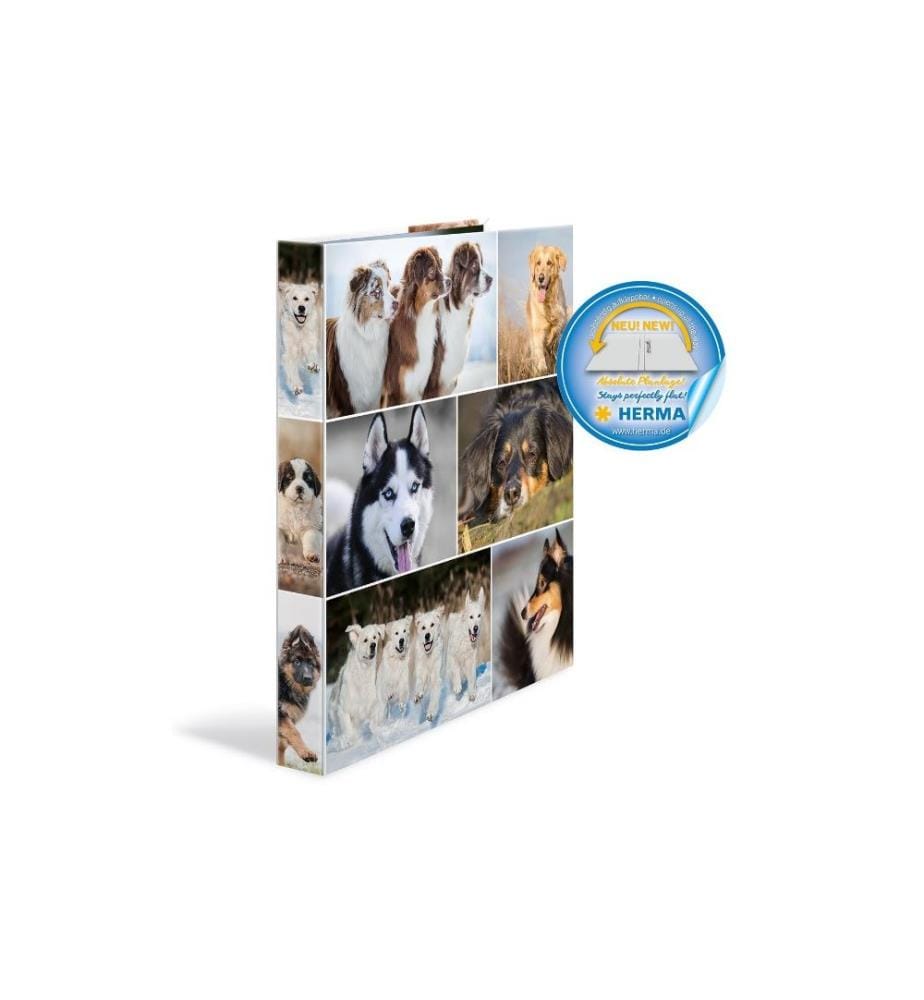 HERMA - Classeur Chiens 2 anneaux 3.5 cm