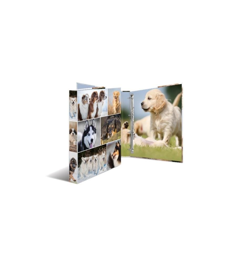 HERMA - Classeur Chiens 4 anneaux 3.5 cm