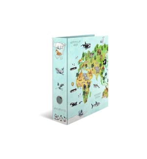 HERMA - Dossier Carte du monde 7 cm, Multicolore