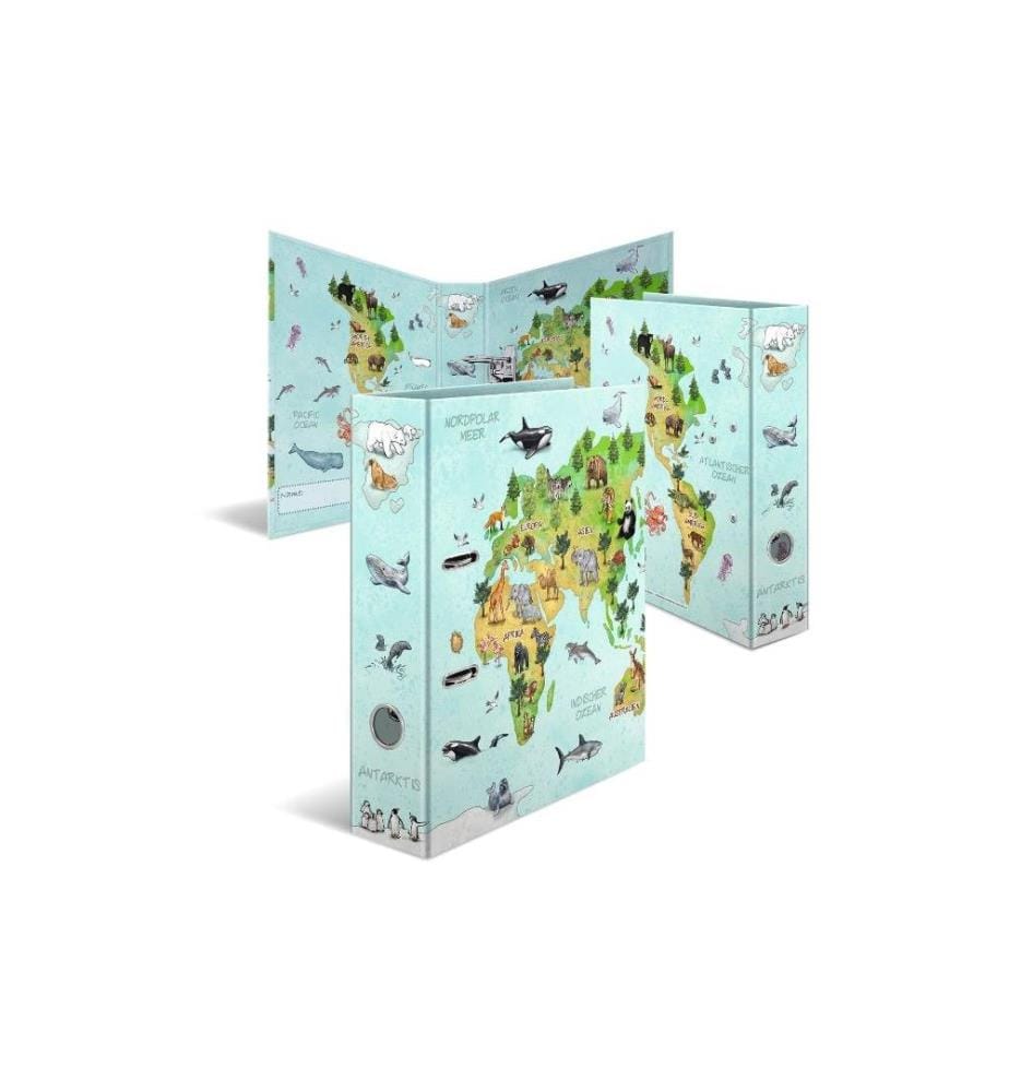 HERMA - Dossier Carte du monde 7 cm, Multicolore