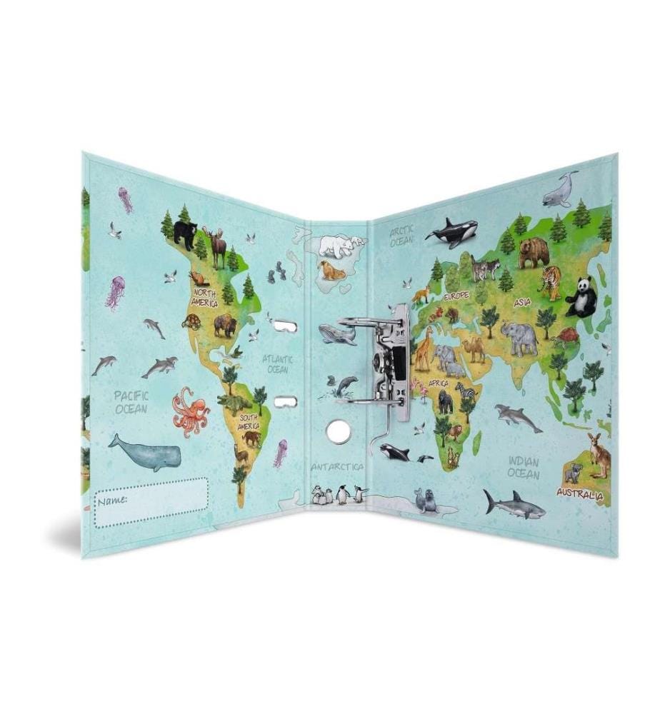 HERMA - Dossier Carte du monde 7 cm, Multicolore