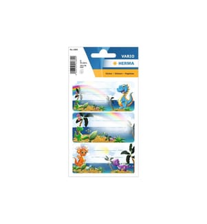 HERMA - Stickers Étiquettes scolaires Dinos