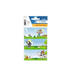 HERMA - Stickers Étiquettes scolaires Petite ferme