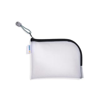 HERMA - Étui Mesh Bag A6, 10.5 x 14.8 cm, Noir/Blanc