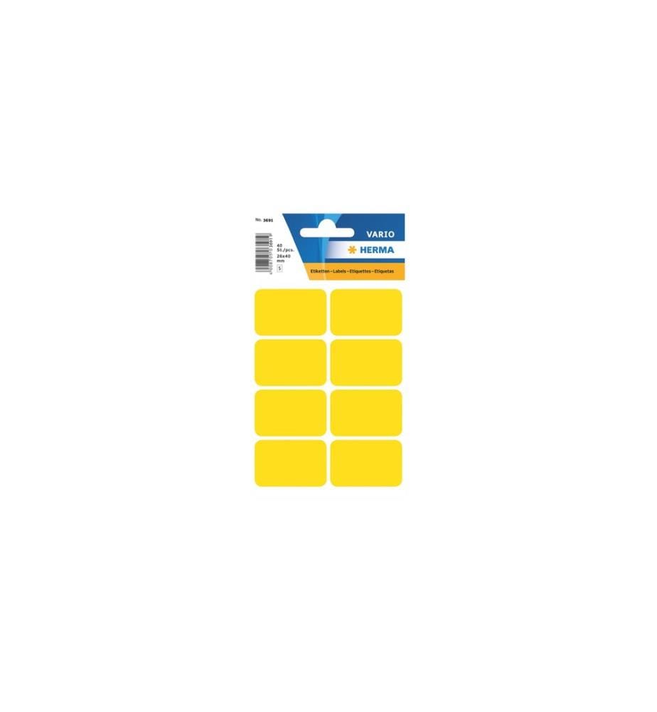 HERMA - Stickers Vielzweck-Etiketten 2.5 x 4 cm, 40 Etiketten