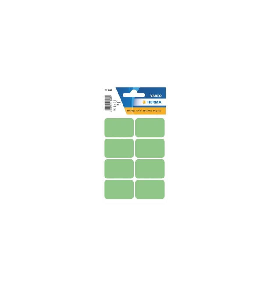 HERMA - Stickers Vielzweck-Etiketten 2.5 x 4 cm, 40 Etiketten