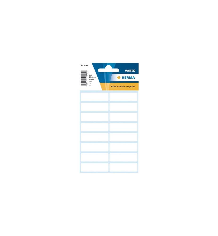 HERMA - Stickers Vielzweck-Etiketten 1.2 x 4 cm, 112 Etiketten