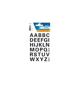 HERMA - Stickers Namensetiketten A – Z, 1.5 cm, Schwarz
