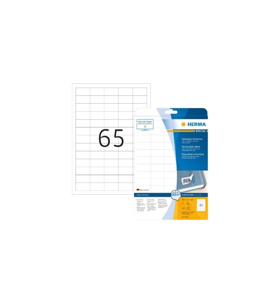 HERMA - Universal-Etiketten 3.81 x 2.12 cm, 1625 Etiketten