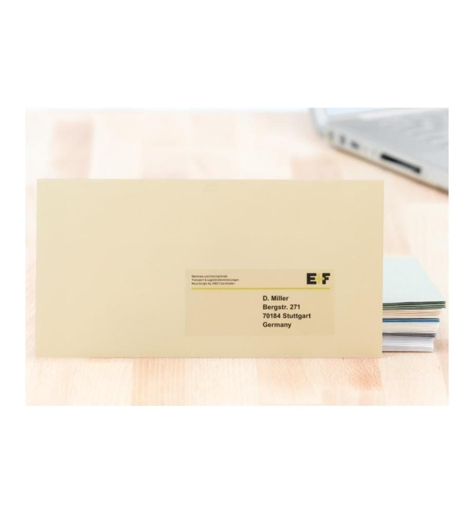 HERMA - Étiquettes multi-usage en film transparent 70 x 37 mm, 25 Blatt