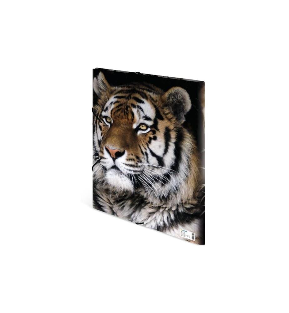 HERMA - Gummibandmappe A3 Leopard, Polypropylen, mit Innendruck