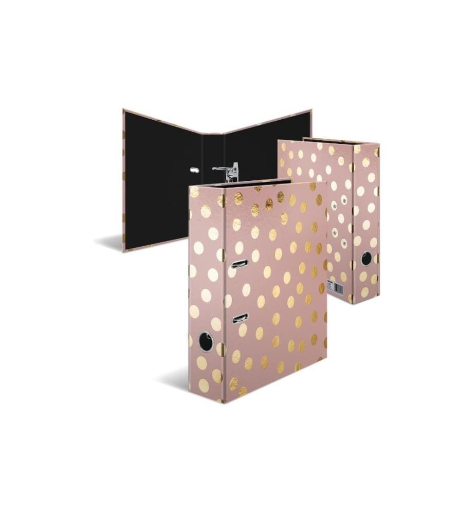 HERMA - Ordner Dots A4 7 cm, Altrosa