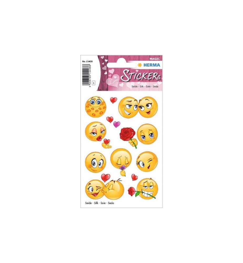 HERMA - Stickers Motivsticker Love Faces, 1 Blatt
