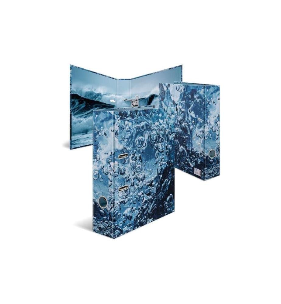 HERMA - Ordner Water 7 cm, Blau