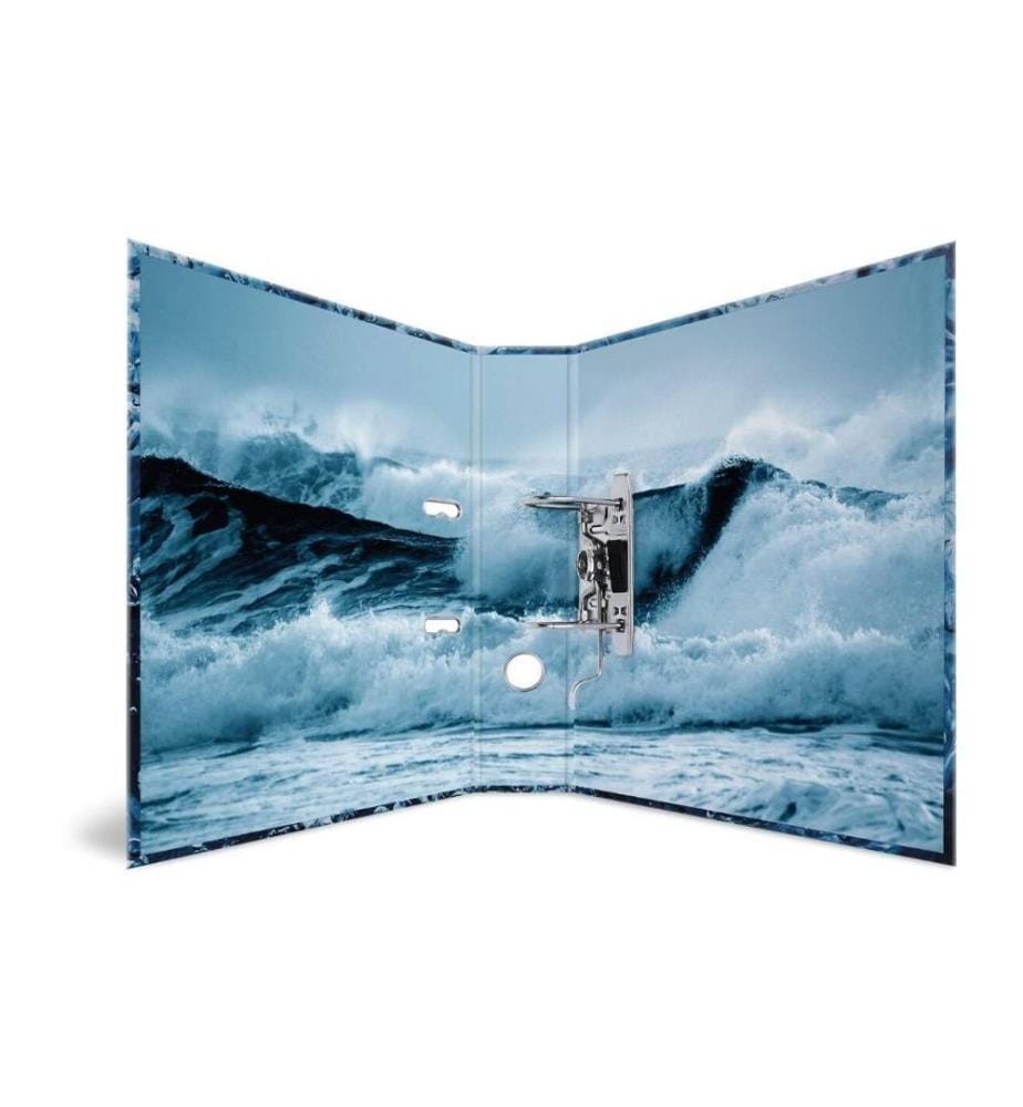 HERMA - Ordner Water 7 cm, Blau