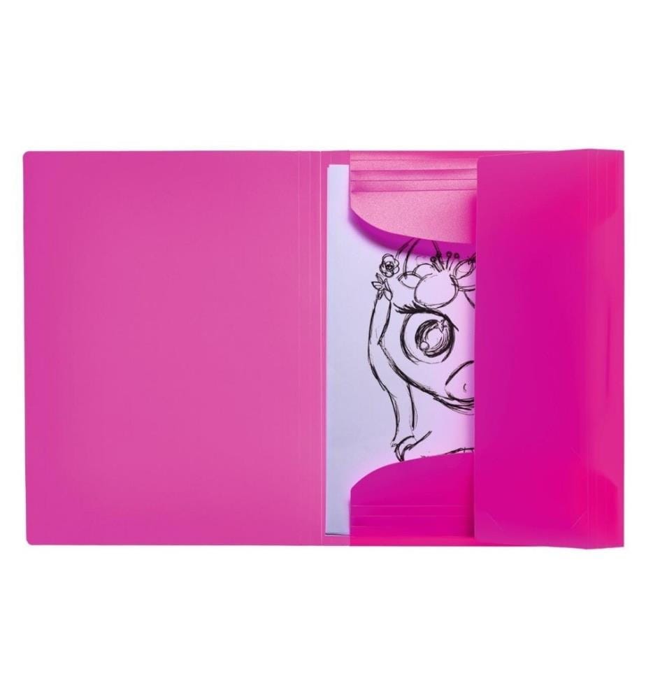 HERMA - Gummibandmappe Neon Neonpink