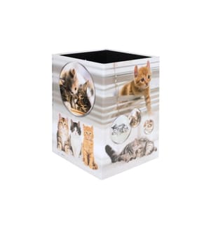 HERMA - Corbeille à papier Chats 15 l, Jaune