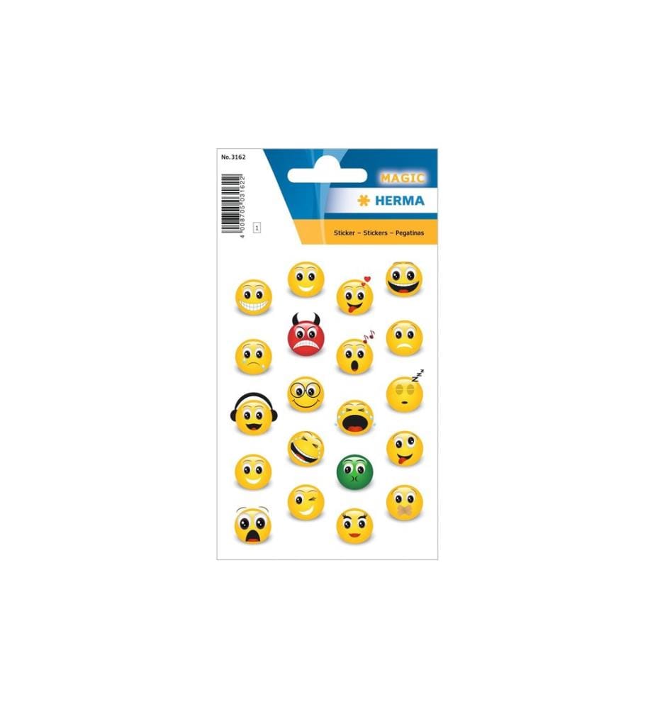 HERMA - Stickers Autocollant à motif Emojis 20 Pièce/s