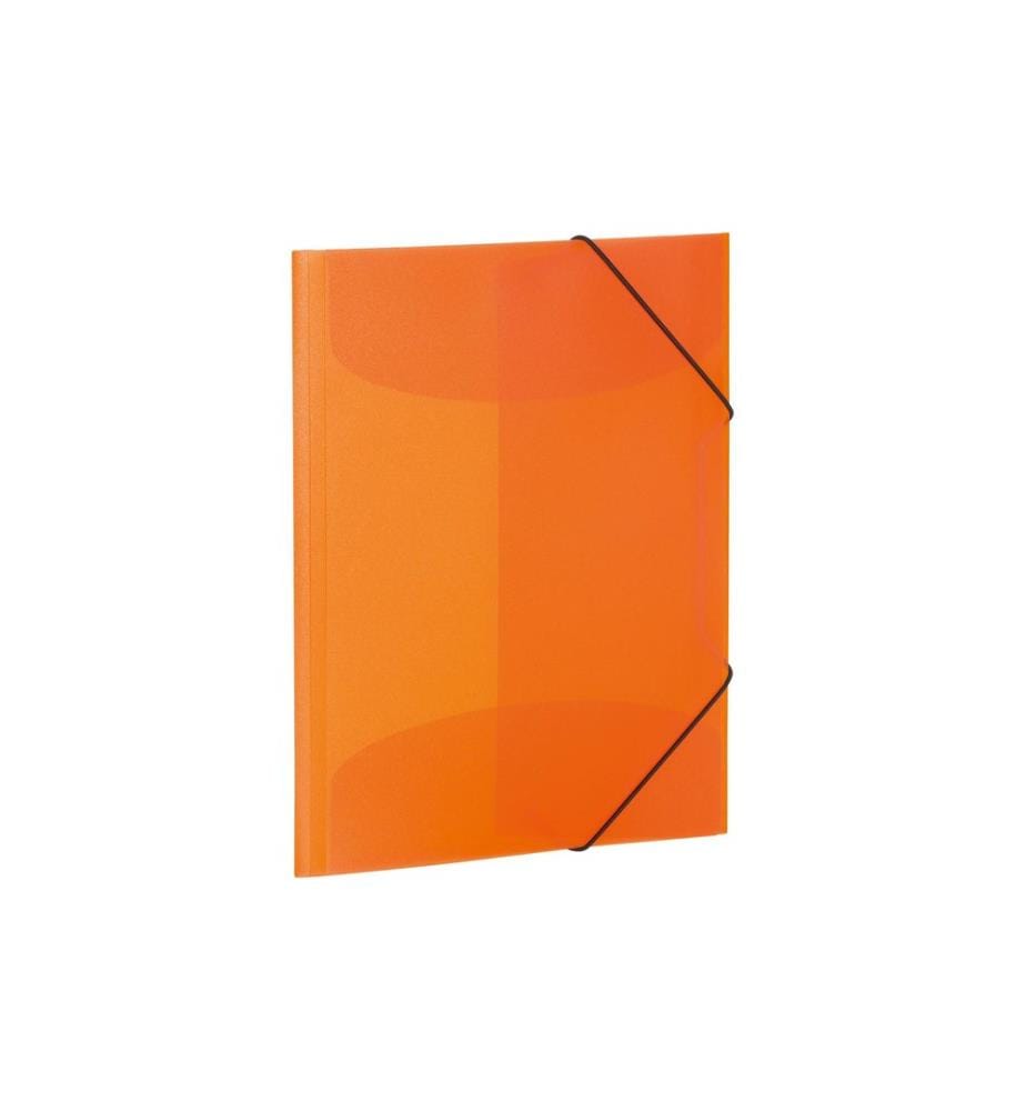 HERMA - Chemise à rabats A4 PP translucide Orange