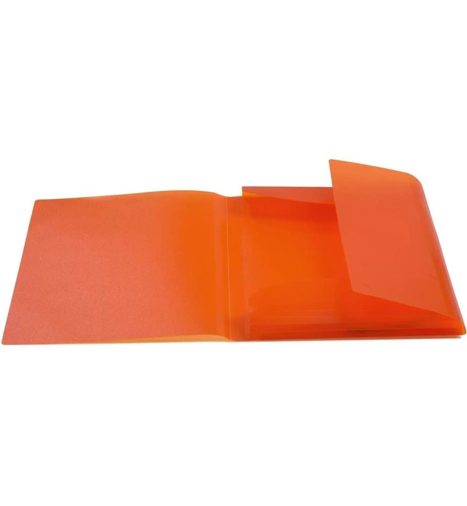 HERMA - Chemise à rabats A4 PP translucide Orange