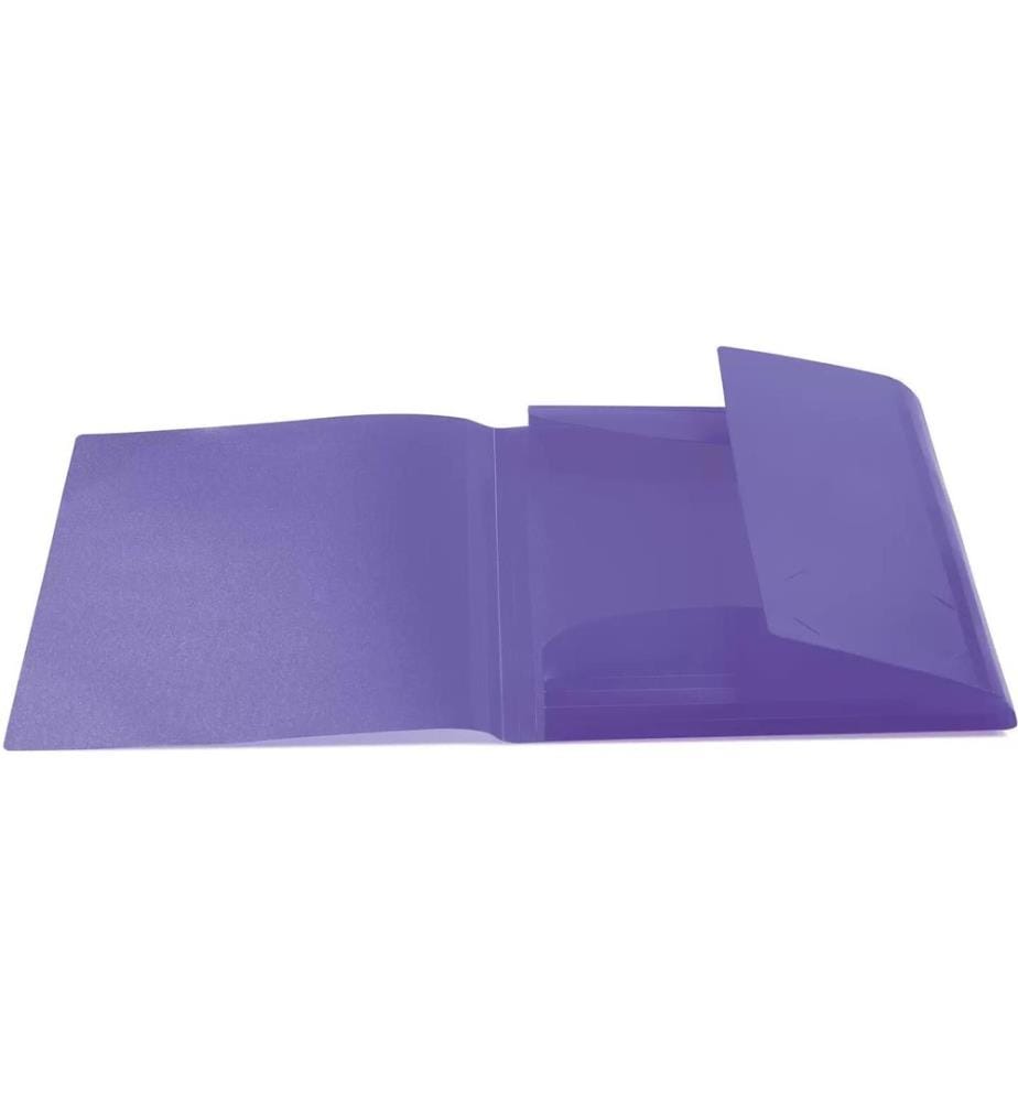 HERMA - Chemise à rabats A4 PP translucide Violet
